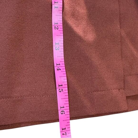 Joe B. by Joe Benbasset Double-Breasted Mini Skirt. Rust Color. Size X-Large. - Picture 6 of 6